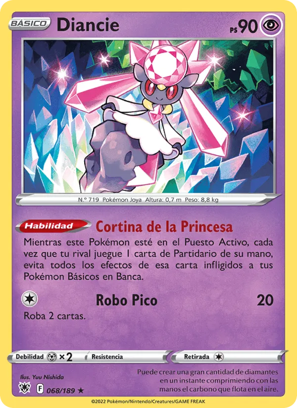 Diancie · Resplandor Astral 068/189