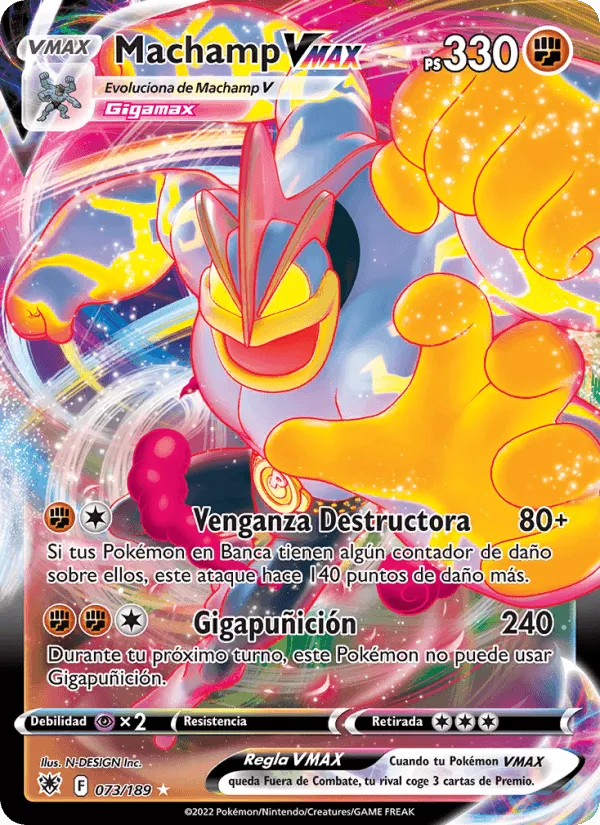 Machamp VMAX · Resplandor Astral 073/189