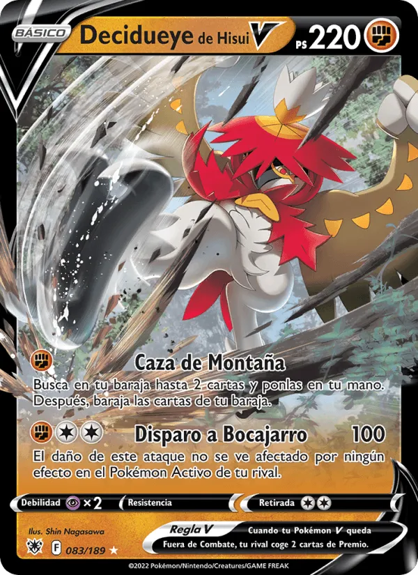 Decidueye de Hisui V · Resplandor Astral 083/189