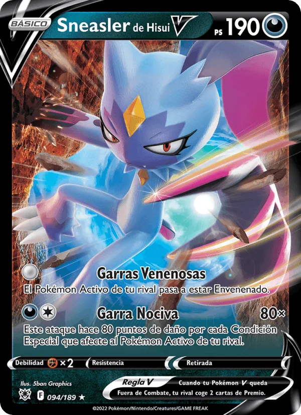 Sneasler de Hisui V · Resplandor Astral 094/189
