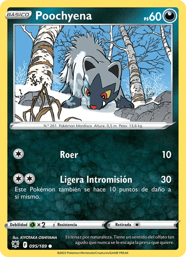 Poochyena · Resplandor Astral 095/189