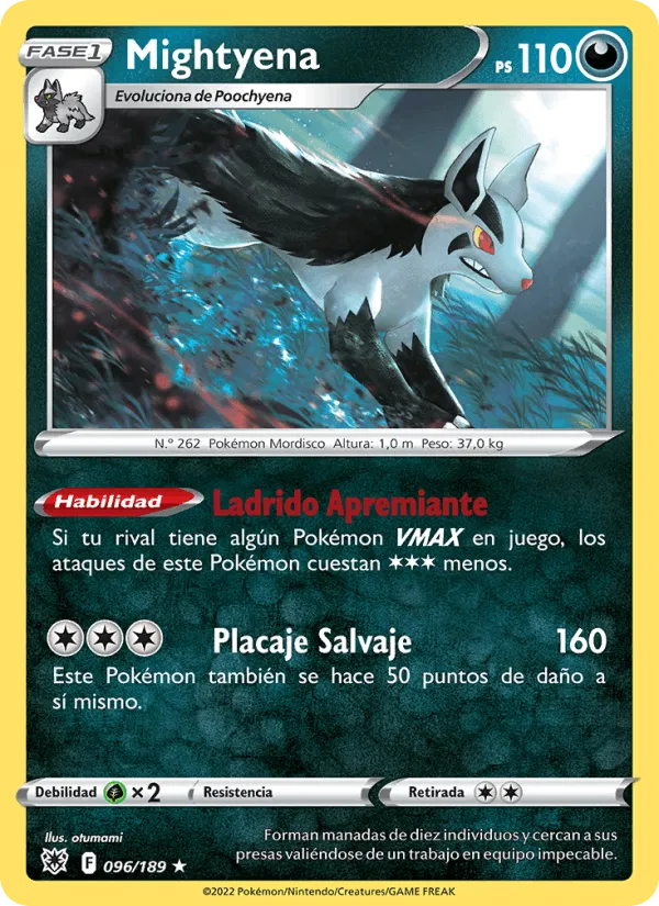 Mightyena · Resplandor Astral 096/189