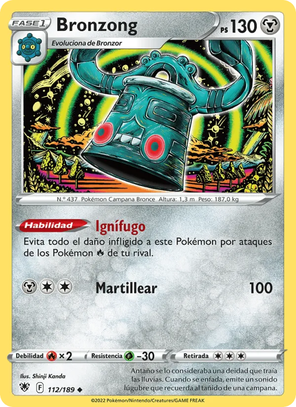 Bronzong · Resplandor Astral 112/189
