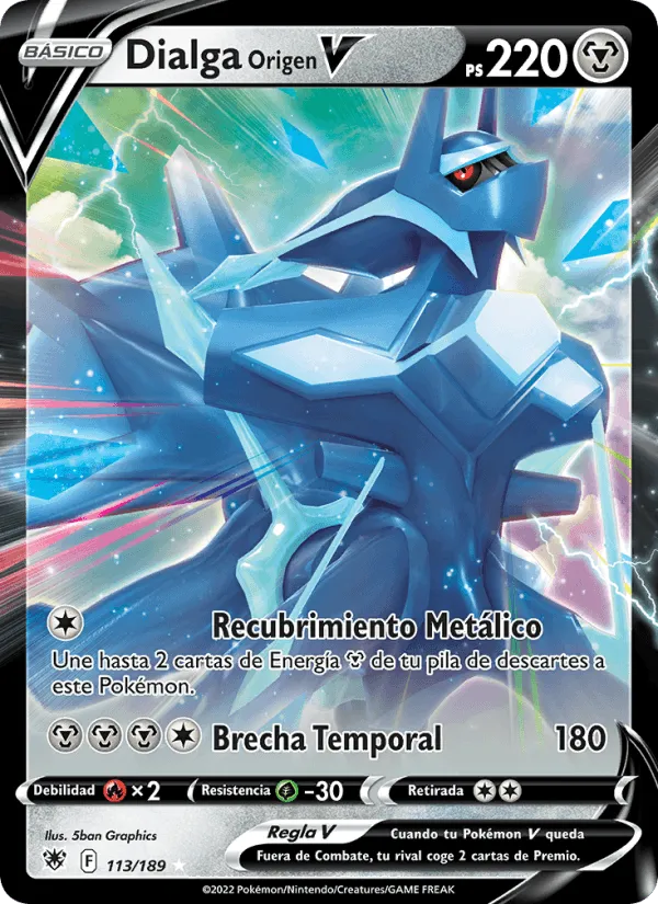 Dialga Origen V · Resplandor Astral 113/189
