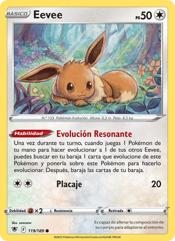 Eevee · Resplandor Astral 119/189