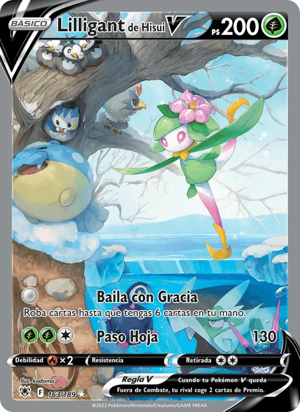 Lilligant de Hisui V · Resplandor Astral 163/189