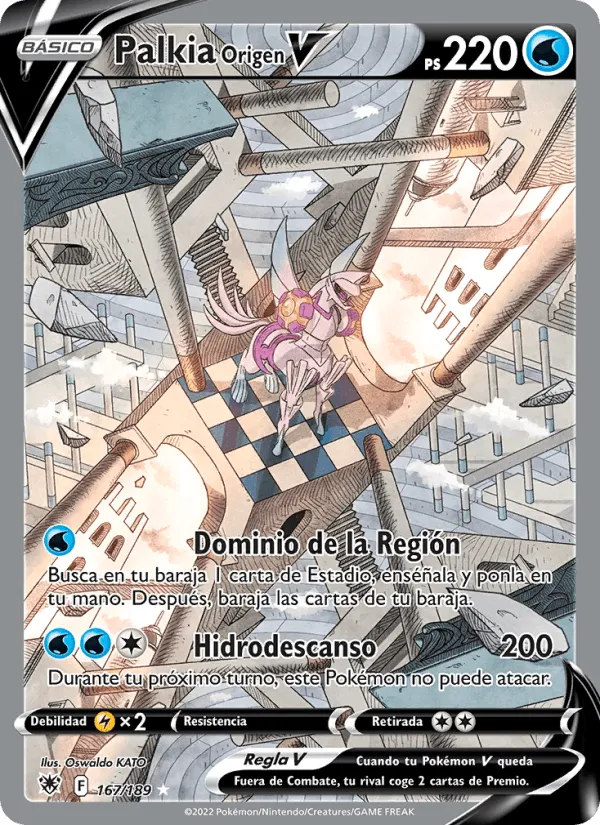 Palkia Origen V · Resplandor Astral 167/189