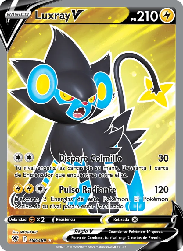 Luxray V · Resplandor Astral 168/189