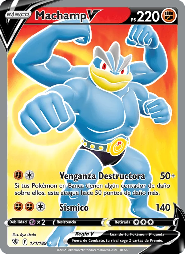 Machamp V · Resplandor Astral 171/189