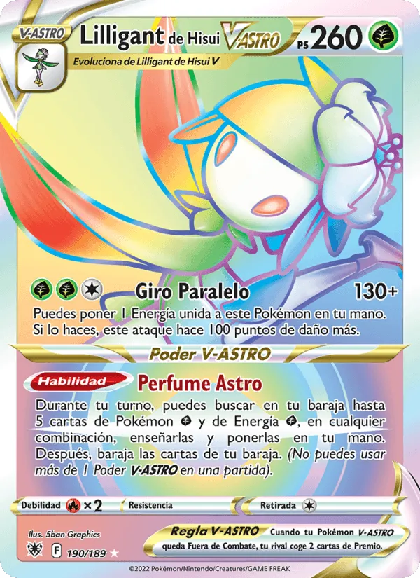 Lilligant de Hisui V-ASTRO · Resplandor Astral 190/189