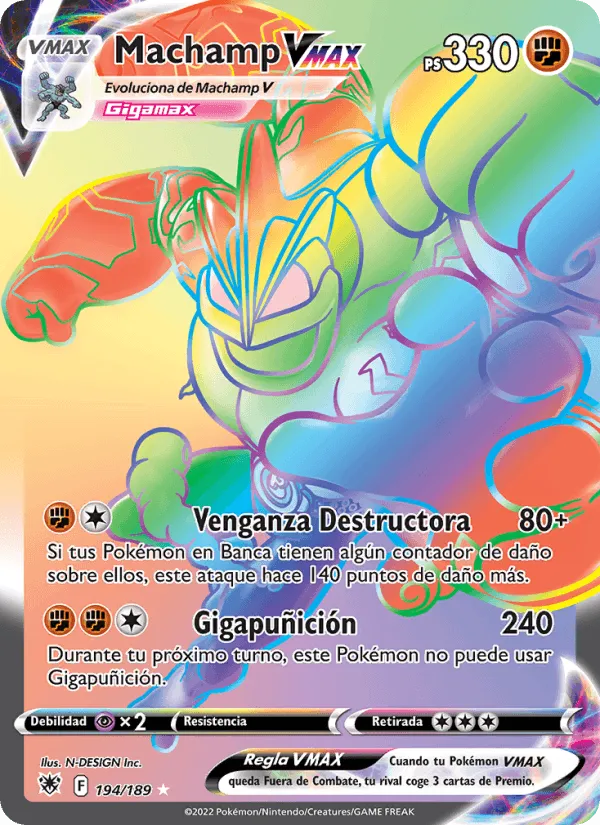 Machamp VMAX · Resplandor Astral 194/189