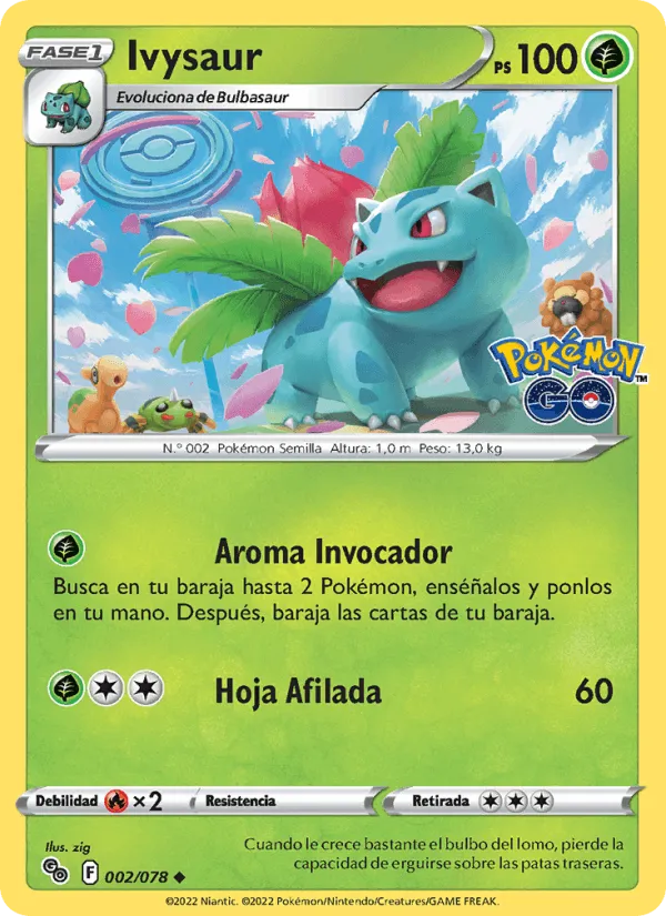 Ivysaur · Pokémon GO 002/78