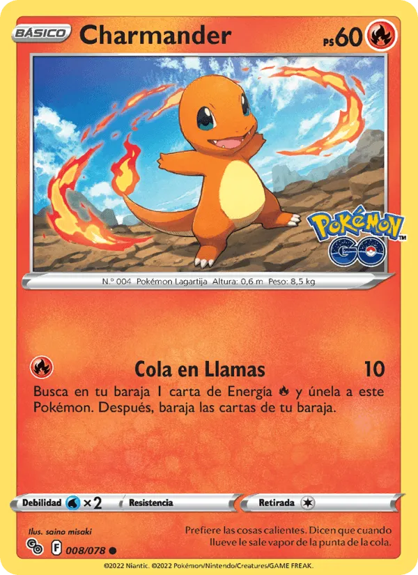 Charmander · Pokémon GO 008/78
