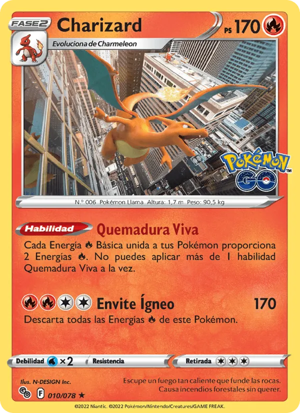 Charizard · Pokémon GO 010/78