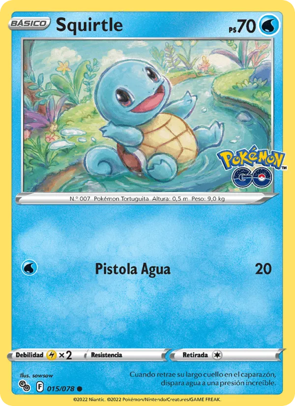Squirtle · Pokémon GO 015/78