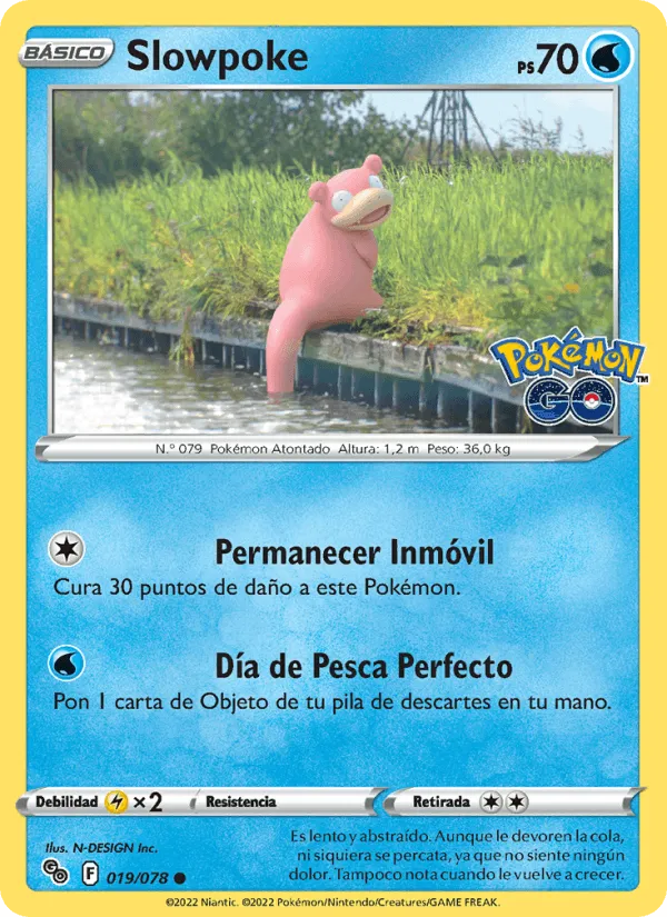 Slowpoke · Pokémon GO 019/78