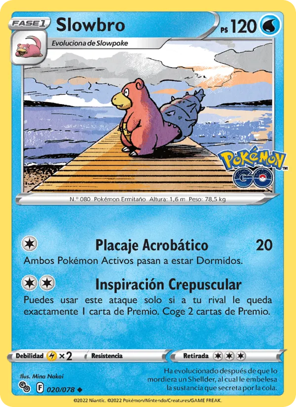 Slowbro · Pokémon GO 020/78