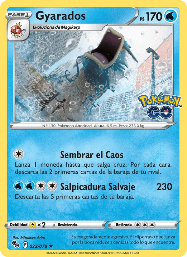 Gyarados · Pokémon GO 022/78