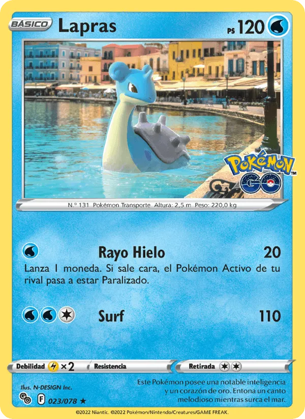 Lapras · Pokémon GO 023/78