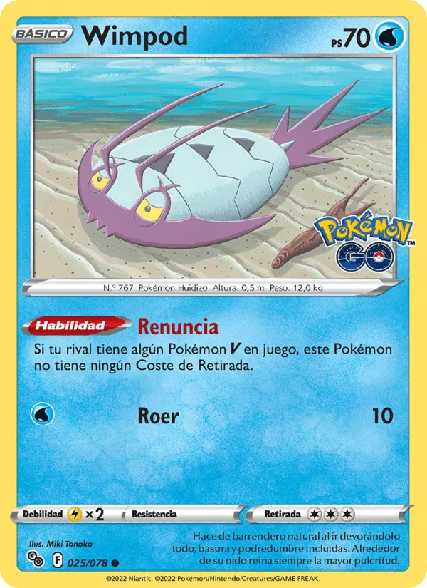 Wimpod · Pokémon GO 025/78