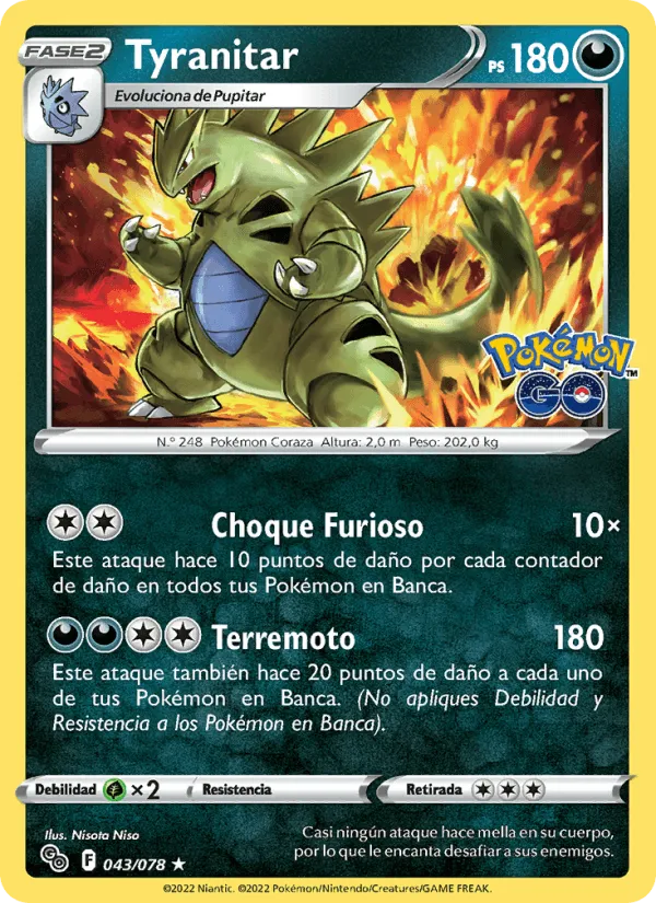 Tyranitar · Pokémon GO 043/78