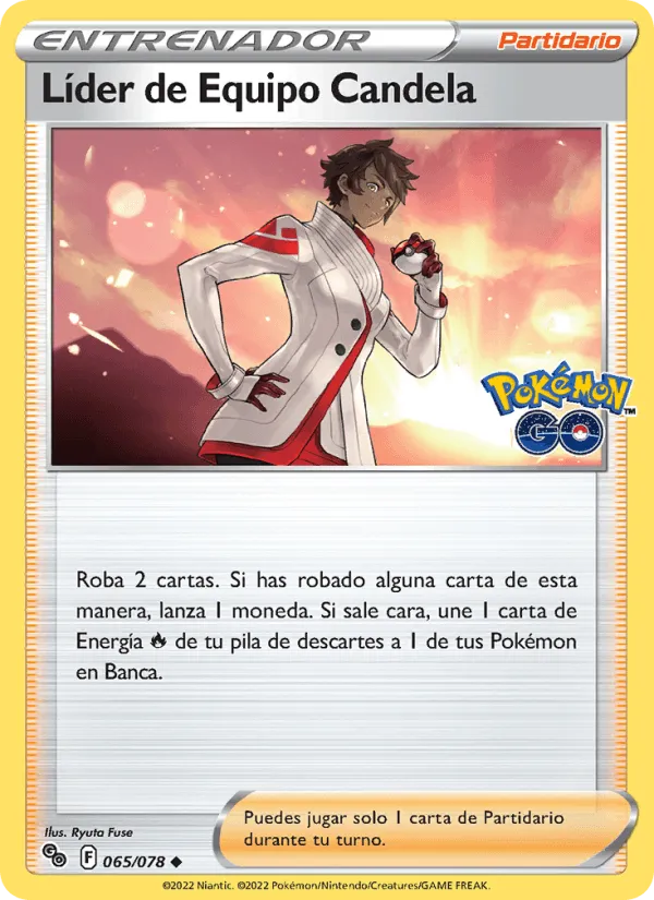 Líder de Equipo Candela · Pokémon GO 065/78