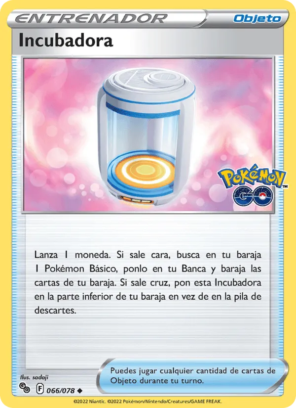 Incubadora · Pokémon GO 066/78