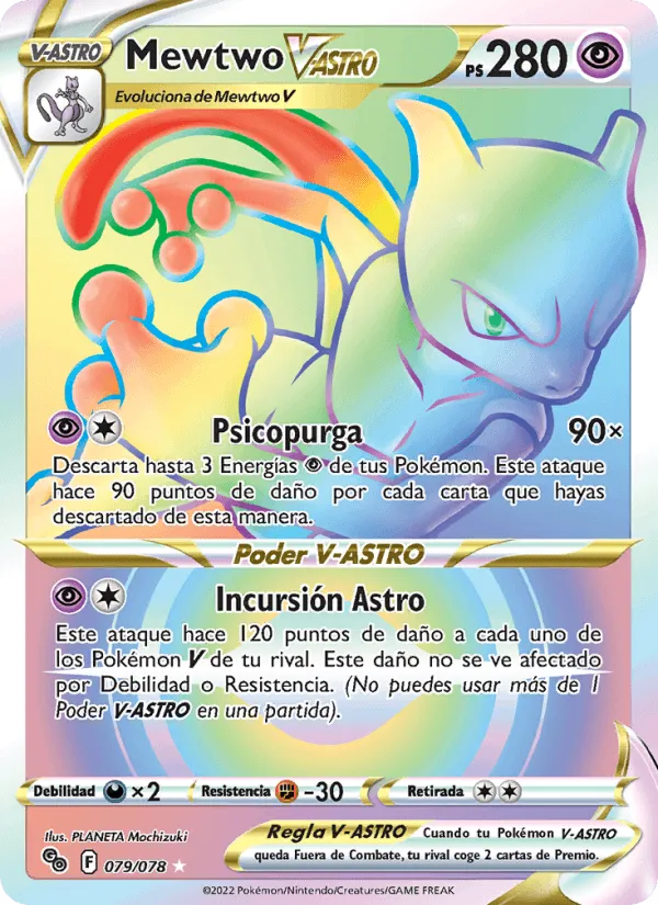 Mewtwo V-ASTRO · Pokémon GO 079/78