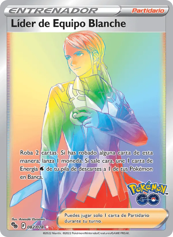Líder de Equipo Blanche · Pokémon GO 082/78