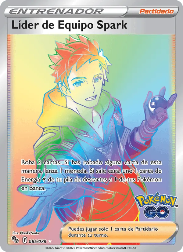 Líder de Equipo Spark · Pokémon GO 085/78