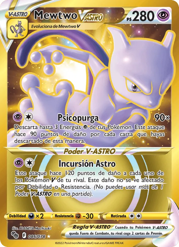 Mewtwo V-ASTRO · Pokémon GO 086/78