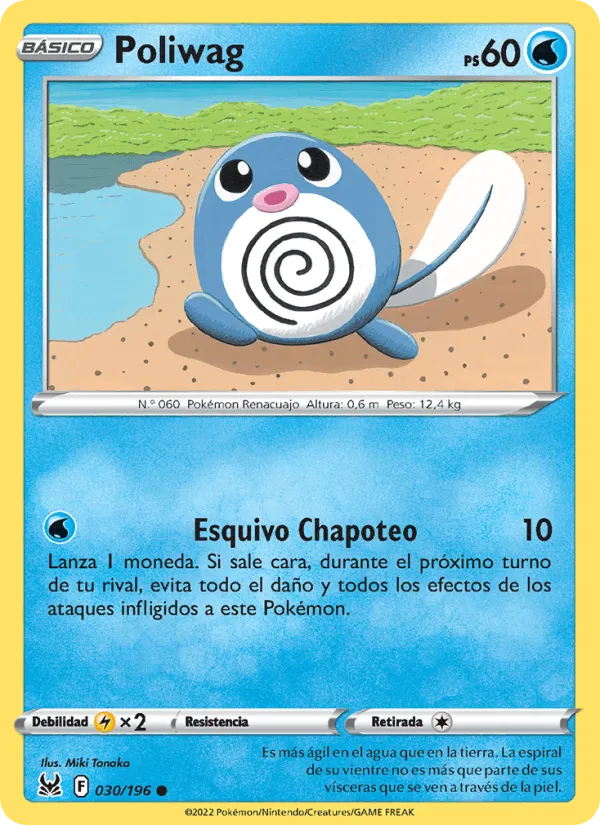 Poliwag · Origen Perdido 030/196