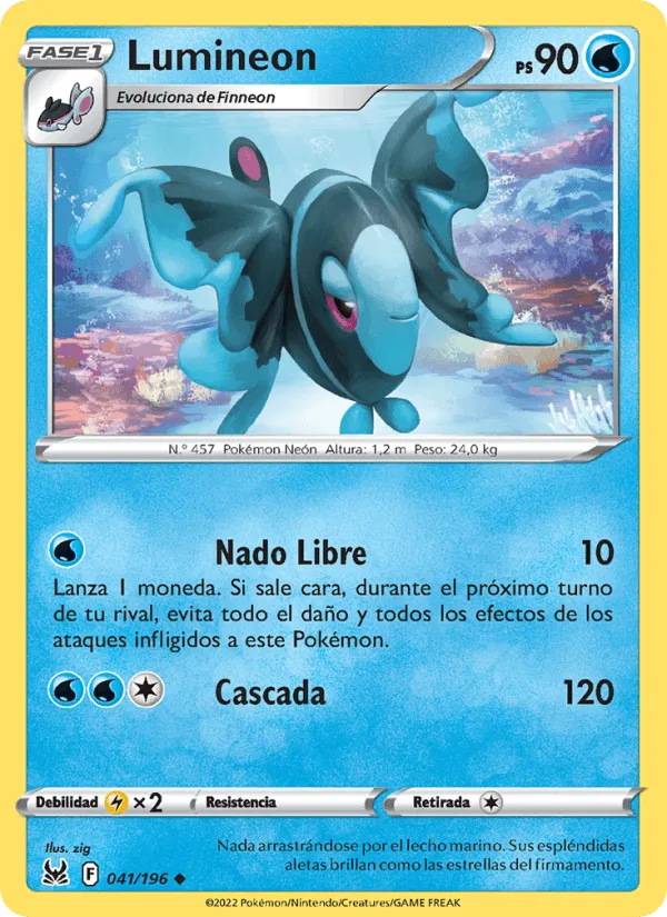 Lumineon · Origen Perdido 041/196