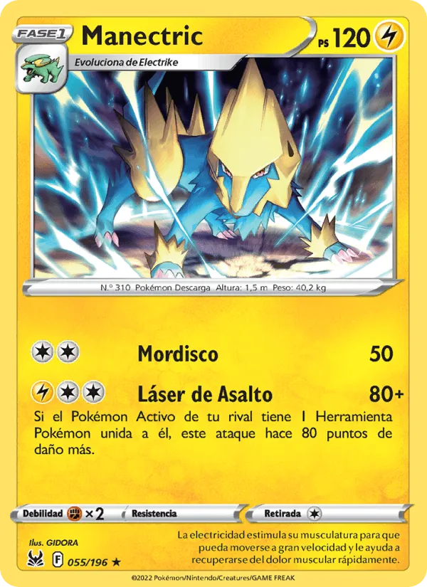 Manectric · Origen Perdido 055/196