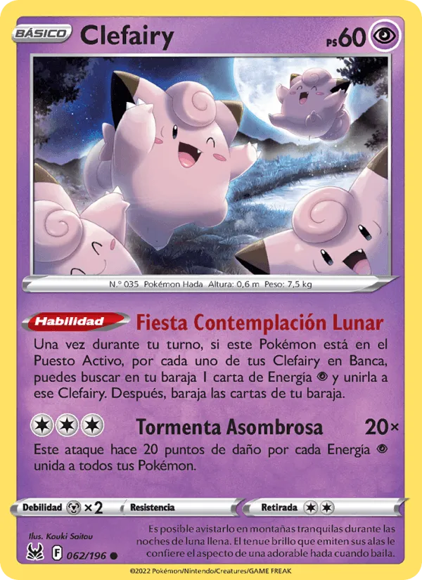 Clefairy · Origen Perdido 062/196