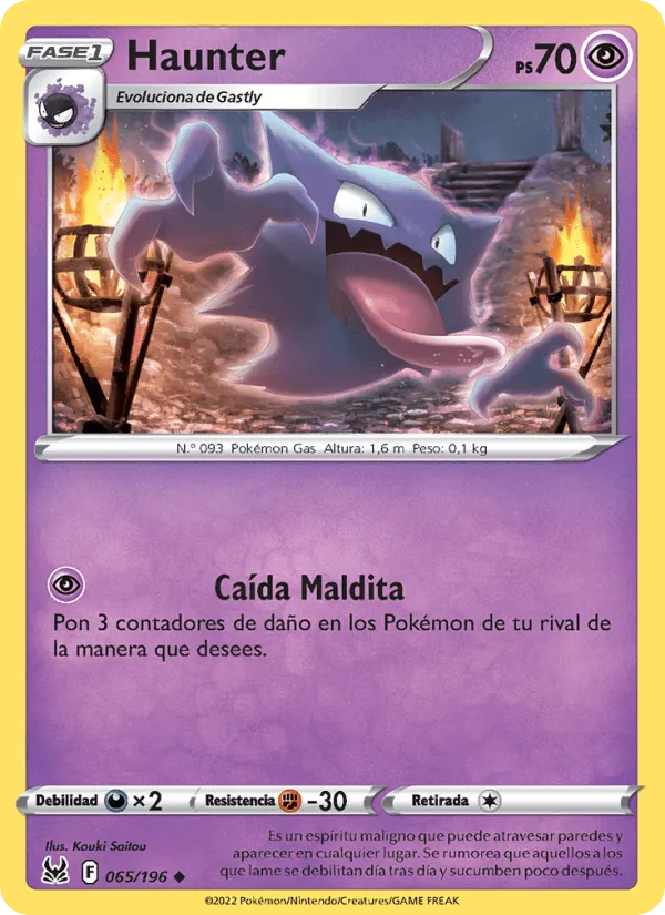 Haunter · Origen Perdido 065/196