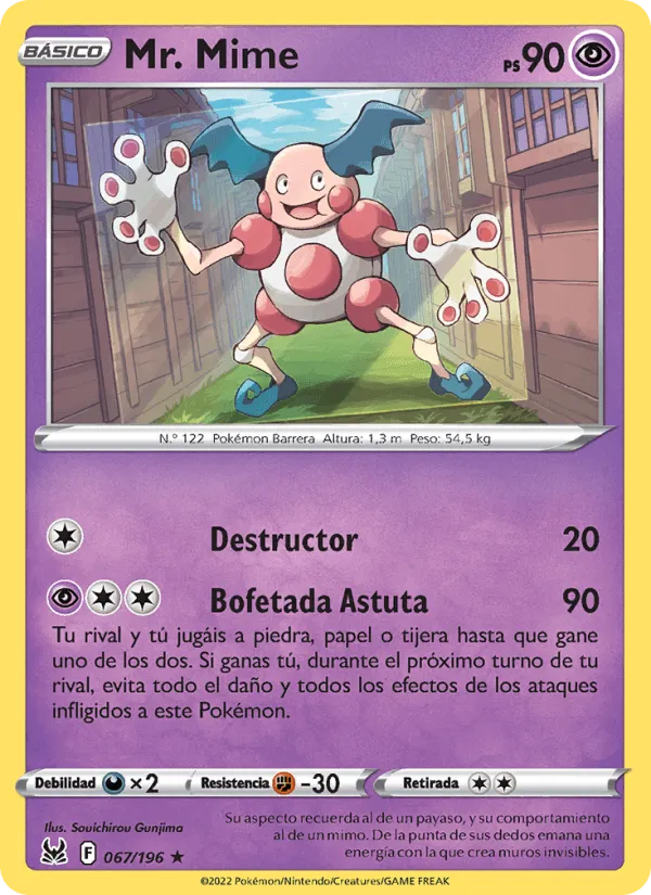 Mr. Mime · Origen Perdido 067/196