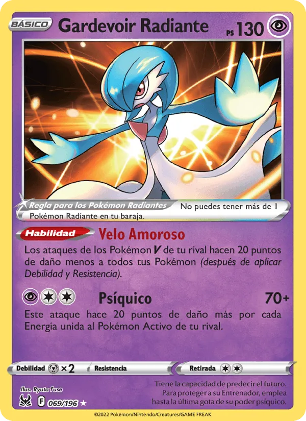 Gardevoir Radiante · Origen Perdido 069/196