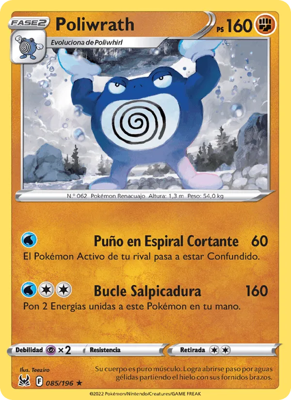 Poliwrath · Origen Perdido 085/196