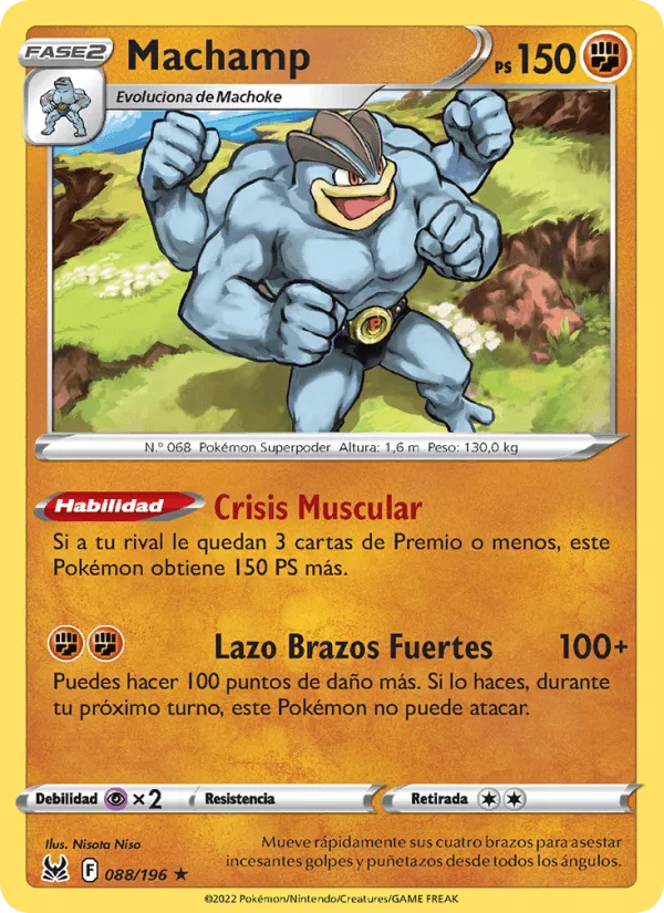 Machamp · Origen Perdido 088/196