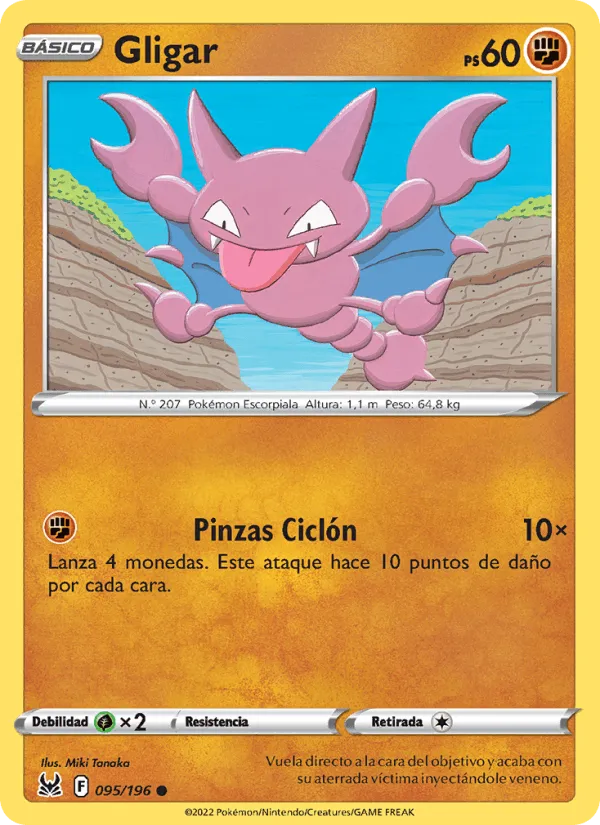 Gligar · Origen Perdido 095/196