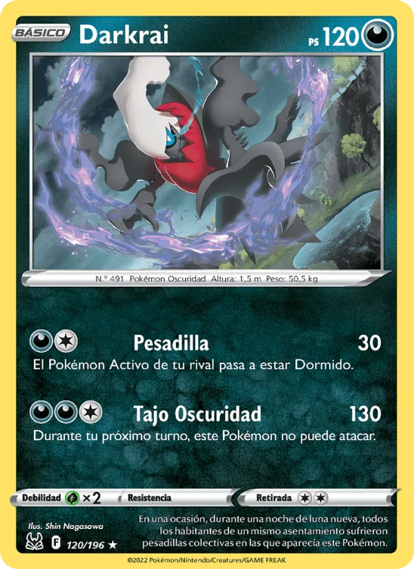 Darkrai · Origen Perdido 120/196