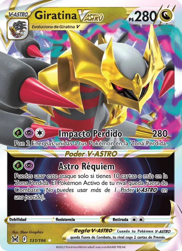 Giratina V-ASTRO · Origen Perdido 131/196