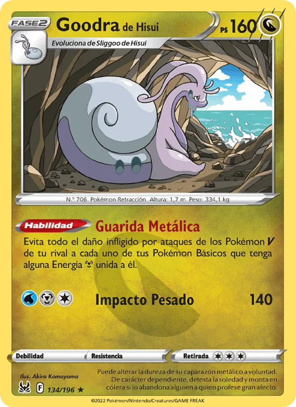 Goodra de Hisui · Origen Perdido 134/196