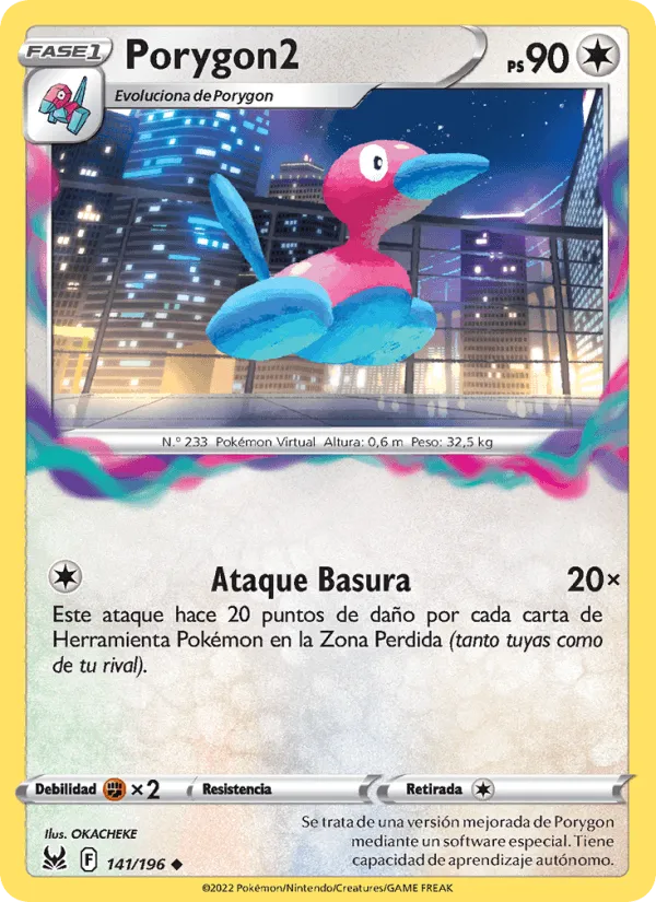 Porygon2 · Origen Perdido 141/196