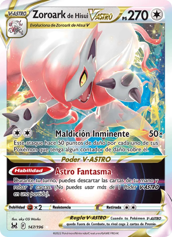 Zoroark de Hisui V-ASTRO · Origen Perdido 147/196
