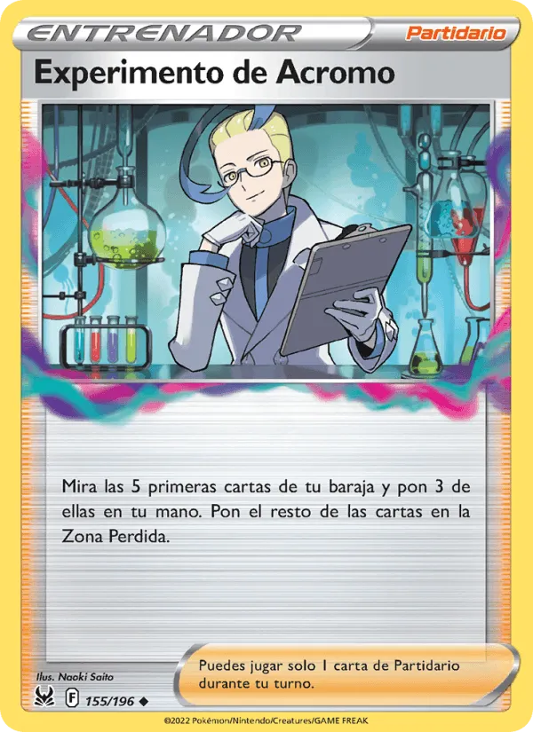 Experimento de Acromo · Origen Perdido 155/196