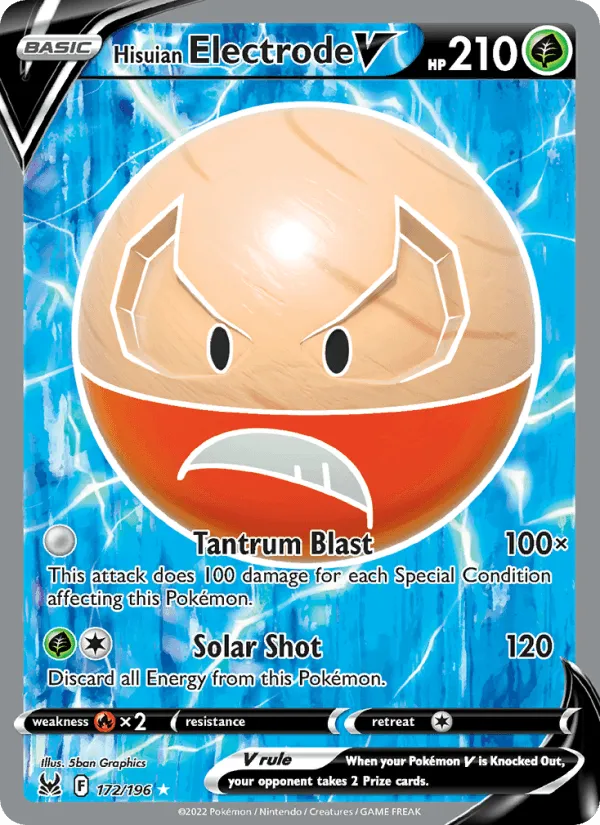Electrode de Hisui V · Origen Perdido 172/196