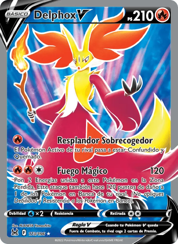 Delphox V · Origen Perdido 173/196
