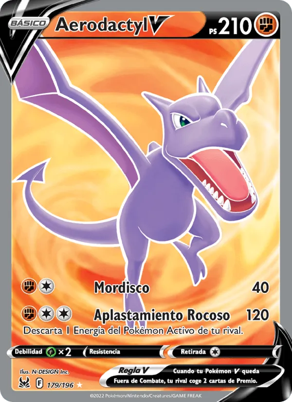 Aerodactyl V · Origen Perdido 179/196